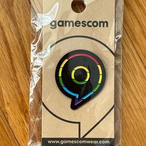 Black and Multicolor Pin